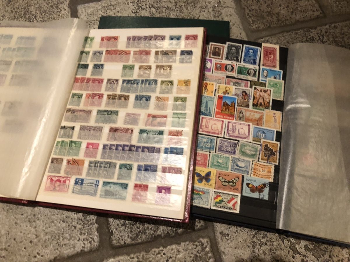 Tutti i francobolli: Bananenschachtel mit Briefmarken – Usato da Lufingen venduto da Rac0 5