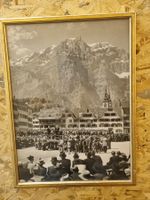 Altes Foto , Glarus Landsgemein signiert, Rarität!