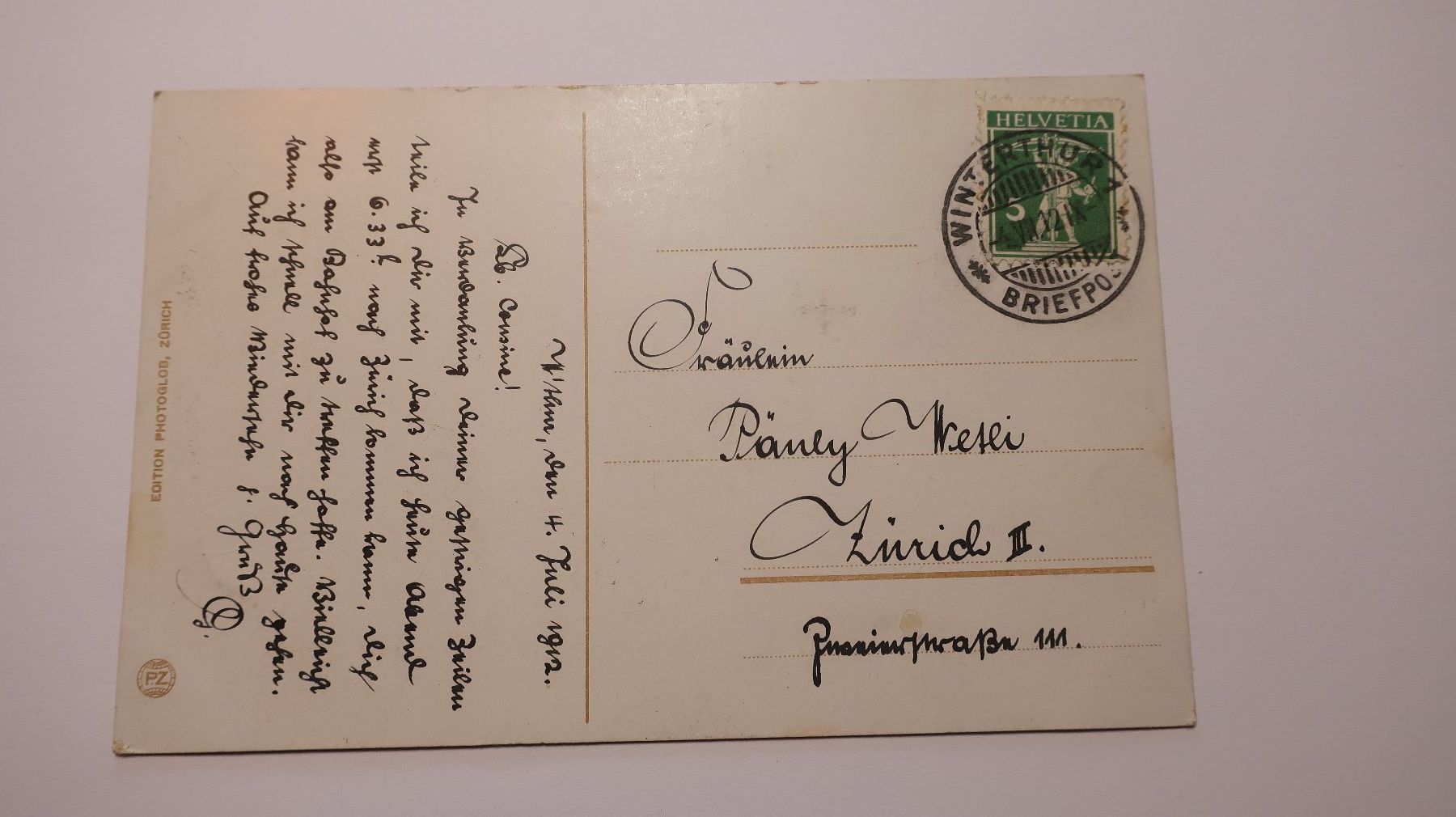 Ansichtskarten: Auf der Alp 1912 Vaches – Gebraucht aus Cormoret von Pascalll2001 2