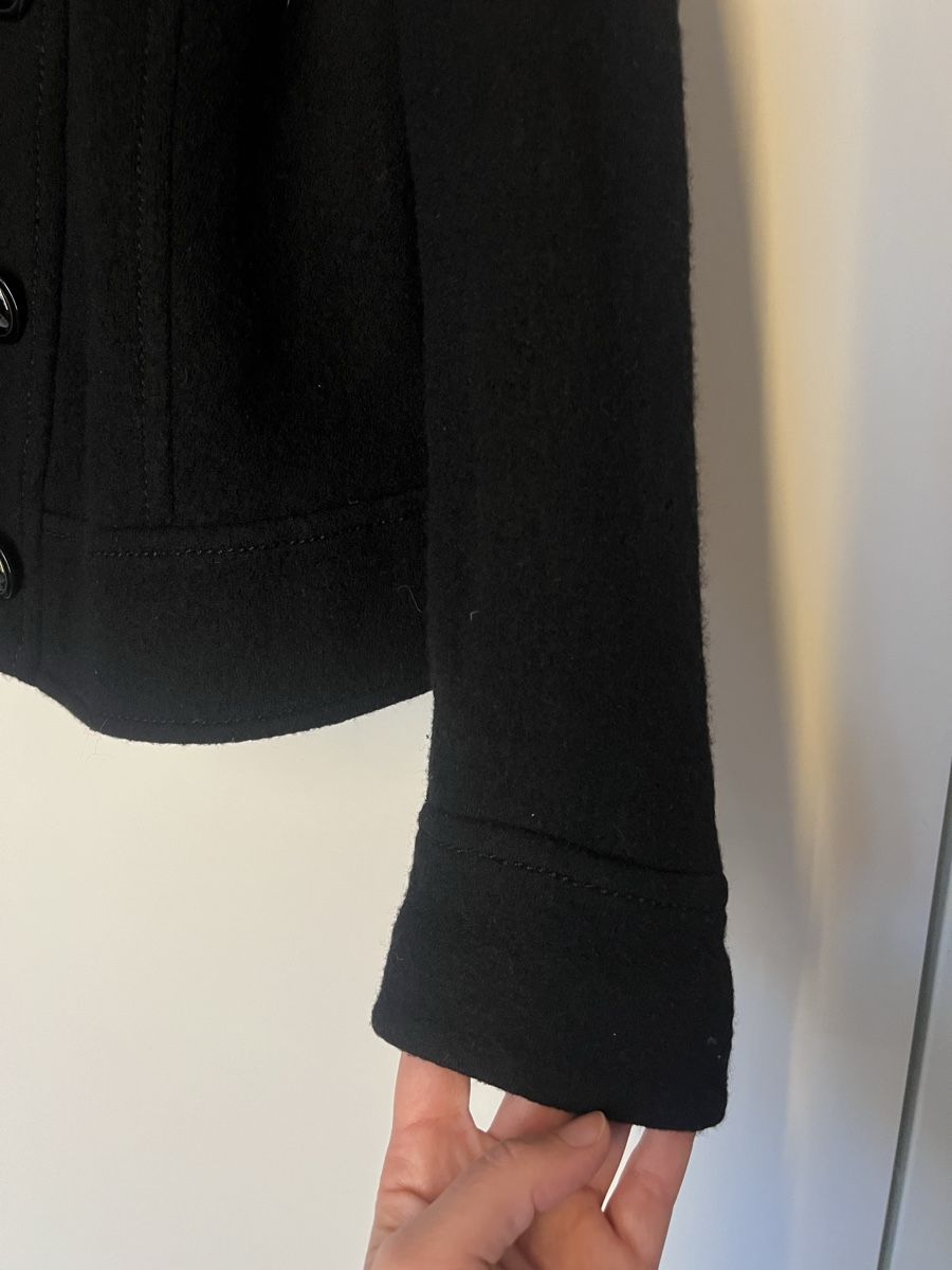 Giacche: Schwarze Jacke Wolle, Grösse 38 36 S M – Usato da Langenthal venduto da ivet7 2