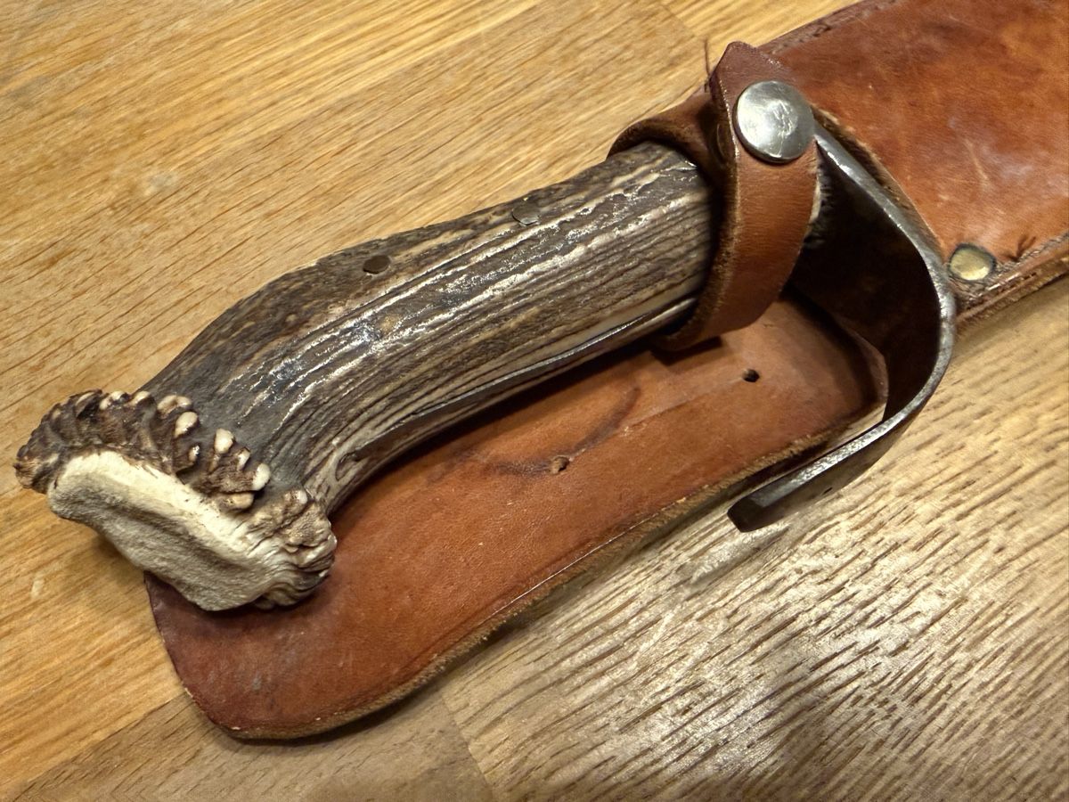 Accessori: Antikes grosses Jagdmesser Messer – Usato da Goldach venduto da Messerguru 1