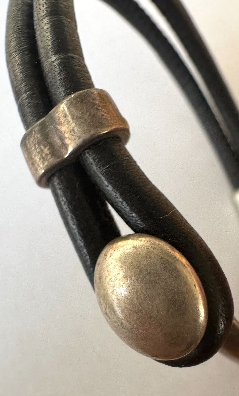 Bracciali & Braccialetti: Bracelet cuir / argenté – Usato da Lausanne venduto da PlusValue_Lausanne 3