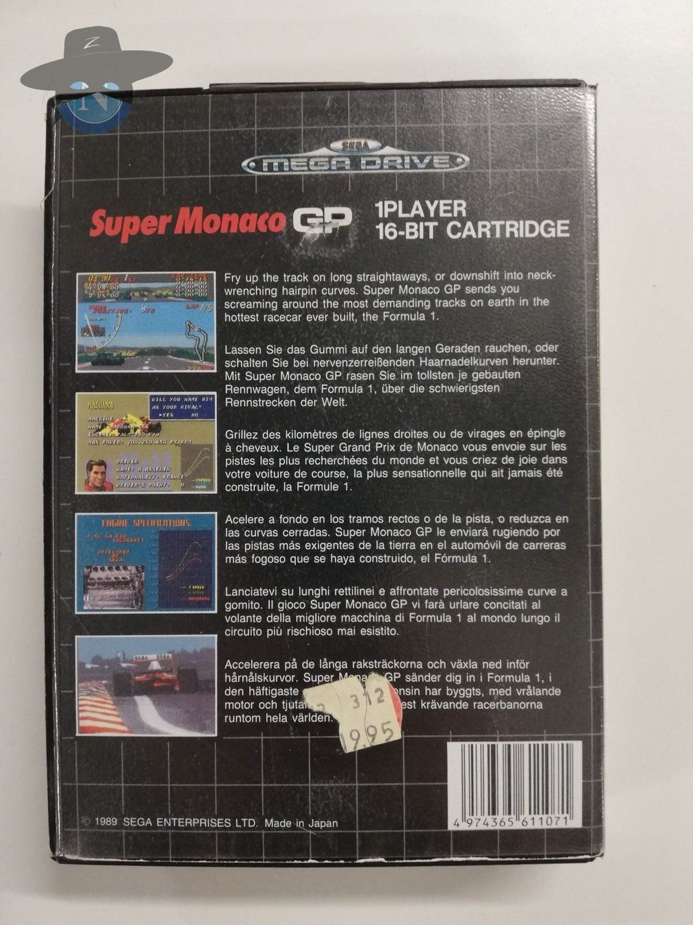 Sega Giochi: Super Monaco GP / Sega Mega Drive / MD – Usato da St. Gallen venduto da zorro_dc 1