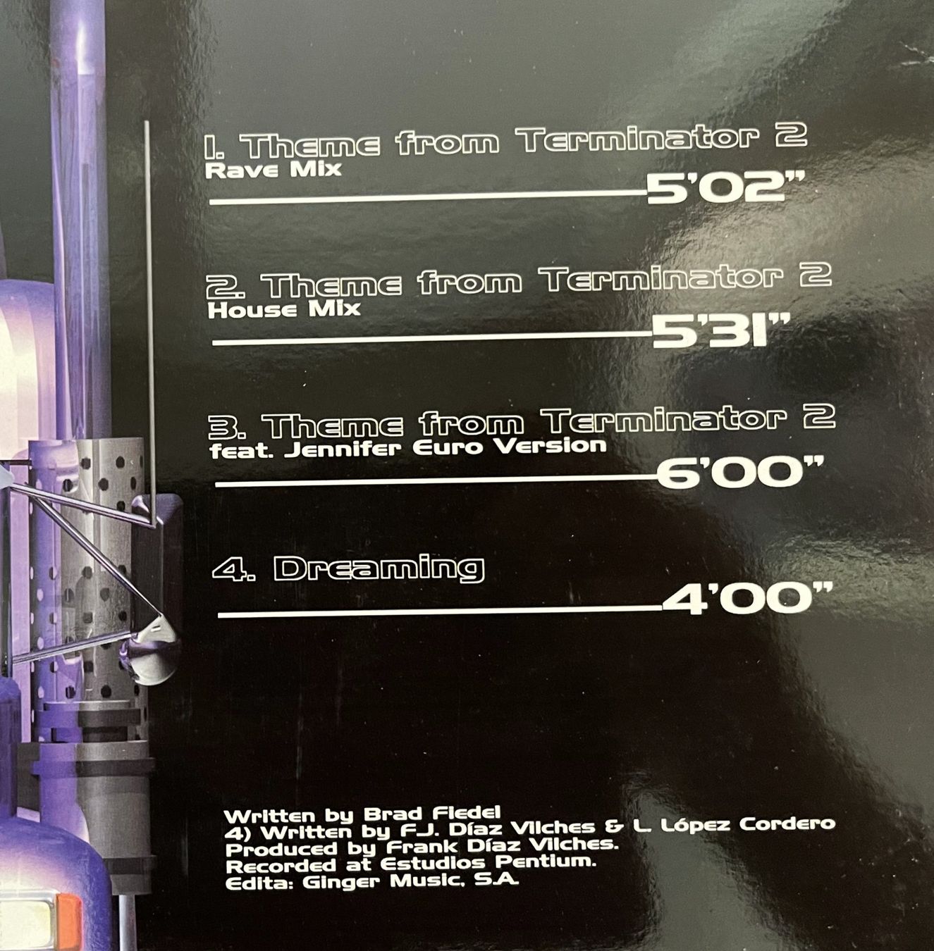 Dischi in vinile: Thunderzone - Theme From Terminator 2 (The Remixes) – Usato da Oftringen venduto da Vucki 2