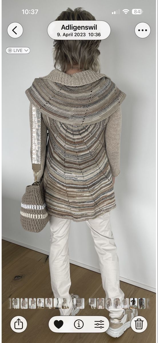 Gilet & Giacche senza maniche: Rundstrickweste one size – Nuovo (secondo la descrizione) da Adligenswil venduto da Esthee 4