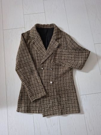 Blazer braun karriert, Grösse M