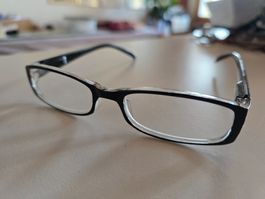 Stylische Kunststoff Lese Brille Genius + 1.00 dpt mit Etui