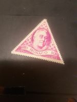Monaco - Timbre triangle rose Franklin D. Roosevelt 1949