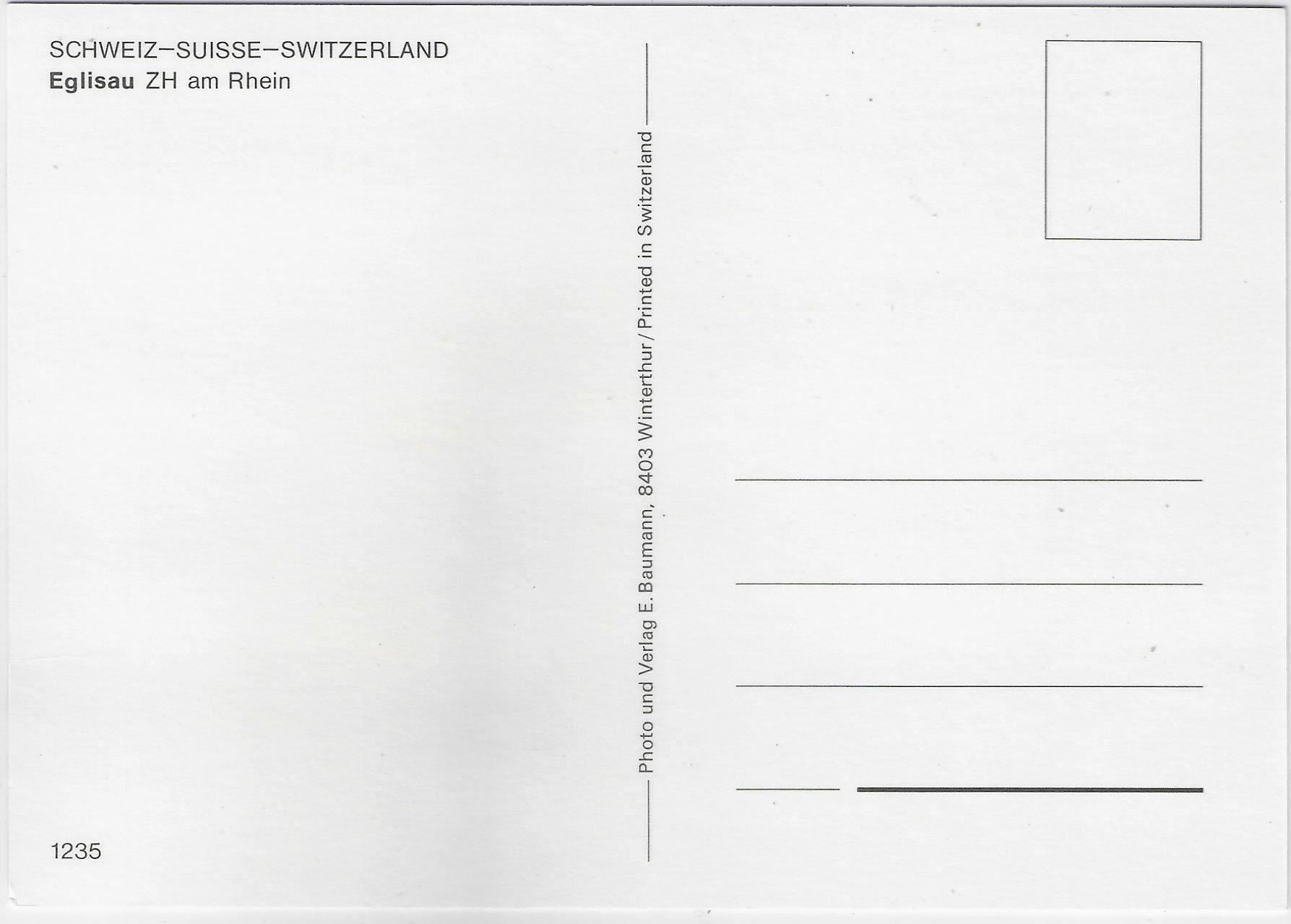 Cartoline postali: Eglisau ZH - Multiview – Usato da Ettingen venduto da Kartenplanet 1