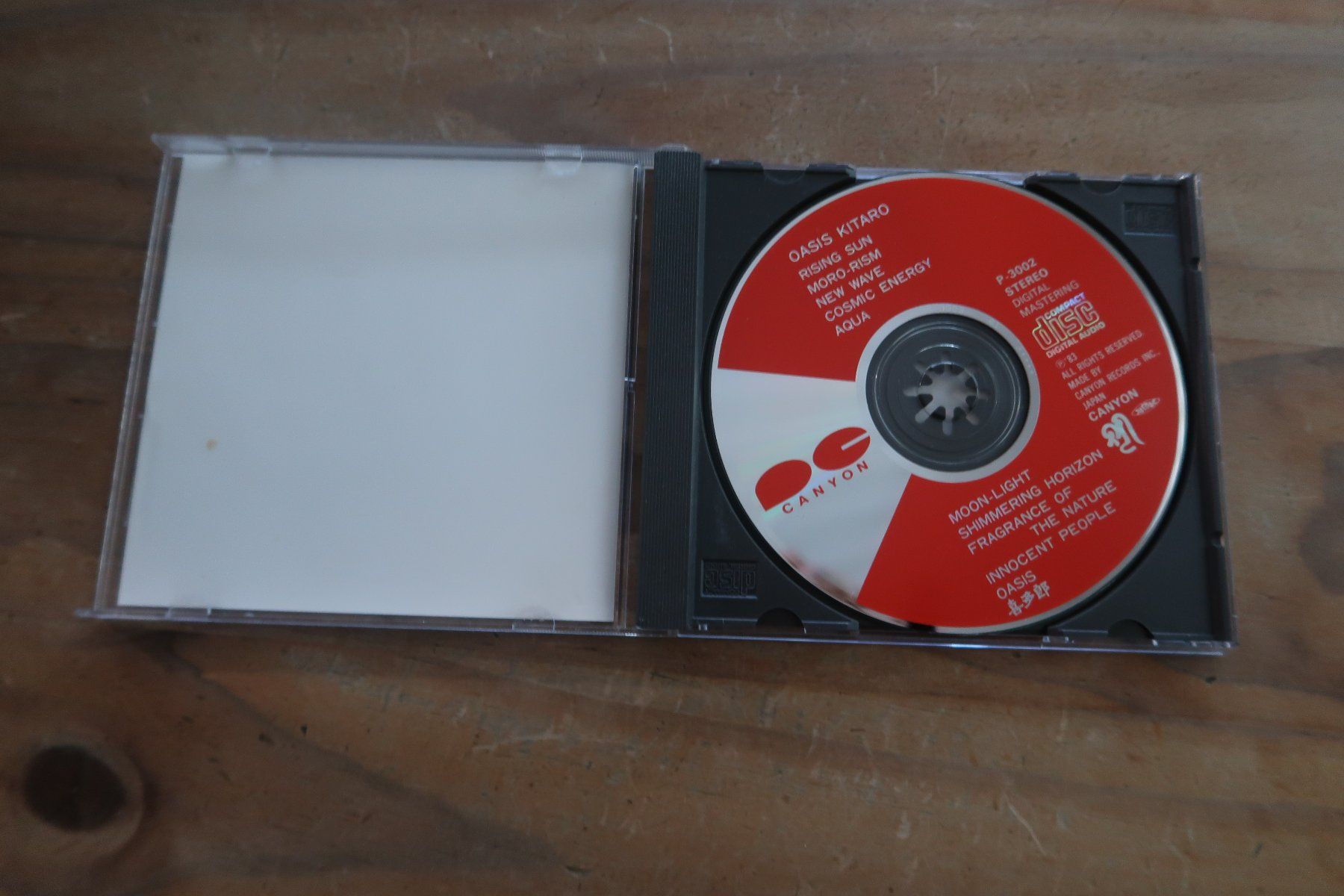 CD: KITARO - OASIS - JAPAN CD – Usato da Basel venduto da Patiscat 4