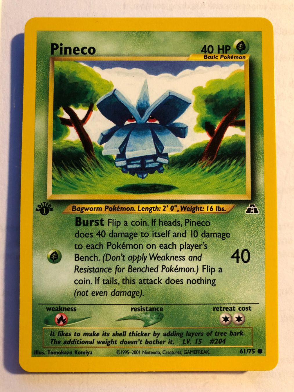 Carte collezionabili: Pineco 1st Neo Discovery - MINT - ab 1.- – Usato da Giubiasco venduto da dan_pr8b