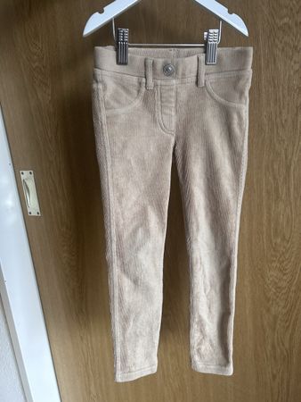 Pantalon jeggins Beige Côtelé, Benetton, 110cm (envoi 2.-)