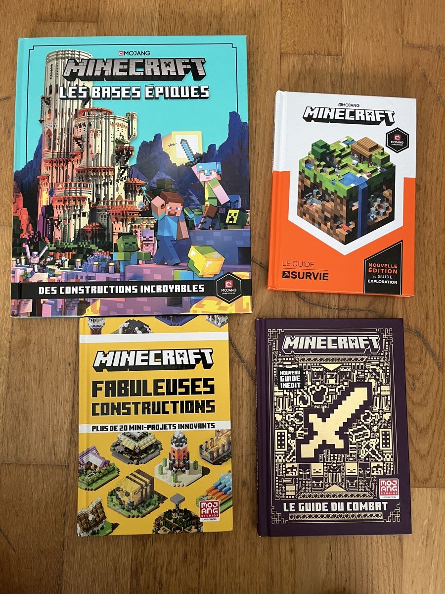Libri: 4 livres sur minecraft – Nuovo (secondo la descrizione) da Mont-sur-Lausanne venduto da Pioutch