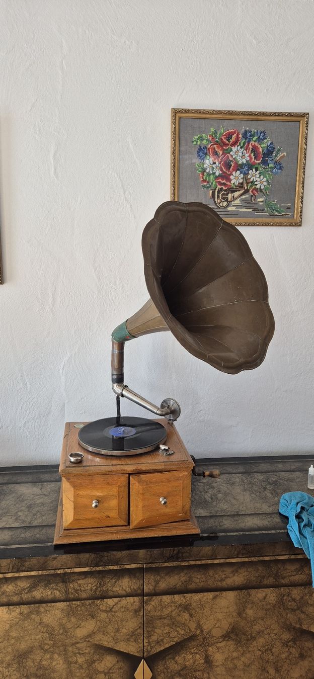 Giradischi: Antikes Grammophon "His Master's Voice". Funktionstüchtig – Usato da Volketswil venduto da escorbach
