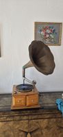Antikes Grammophon "His Master's Voice". Funktionstüchtig