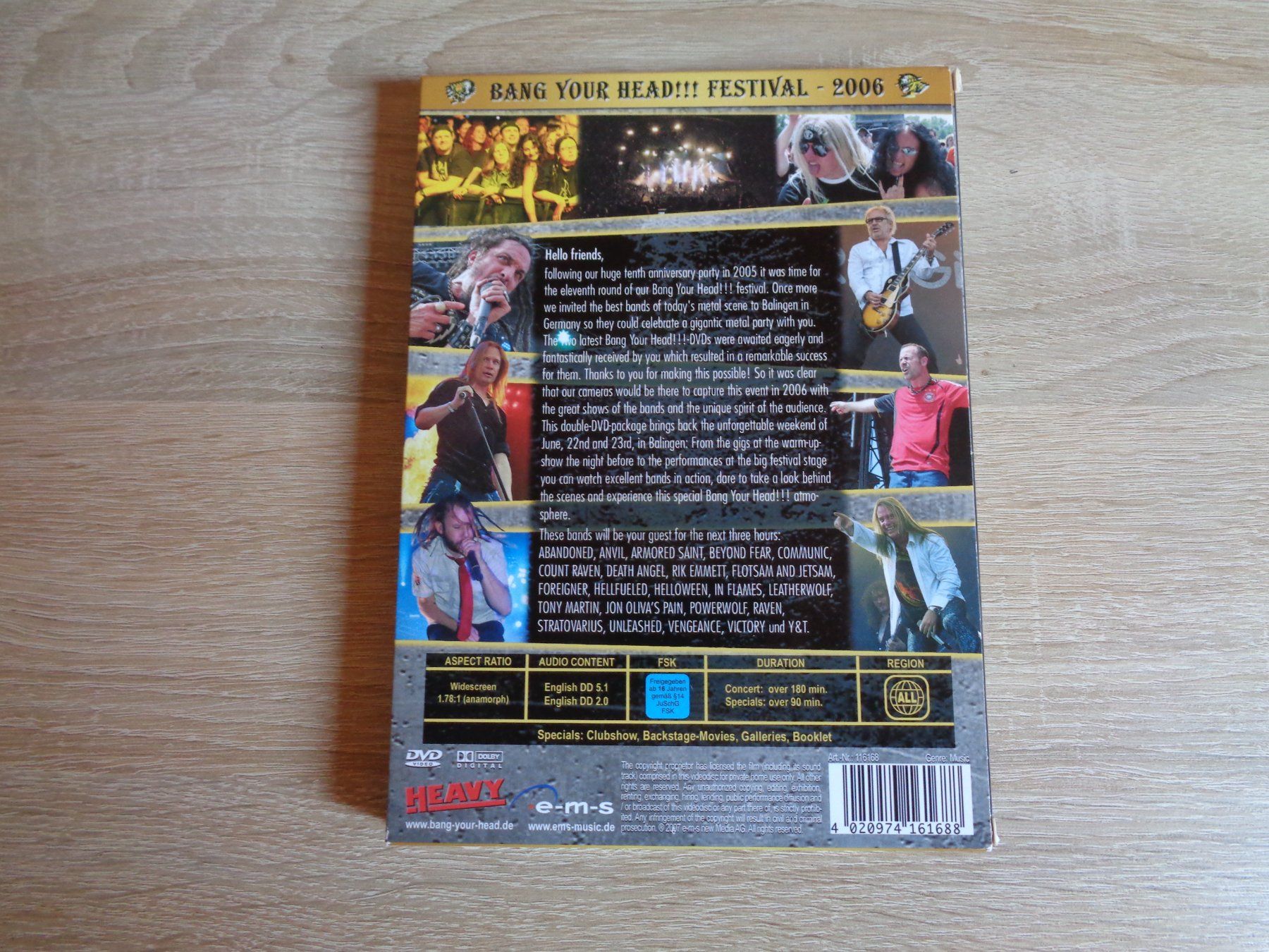 Tutti i DVDs: BANG YOUR HEAD 2006 ( 2 DVD ) – Usato da Weiningen ZH venduto da Princebebe 2