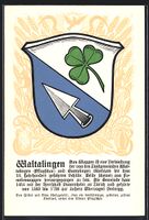 Waltalingen, Wappen auf Ähren-Ornamente