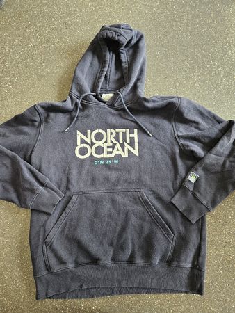 H&M Kapuzenpullover North Ocean, Grösse M, blau