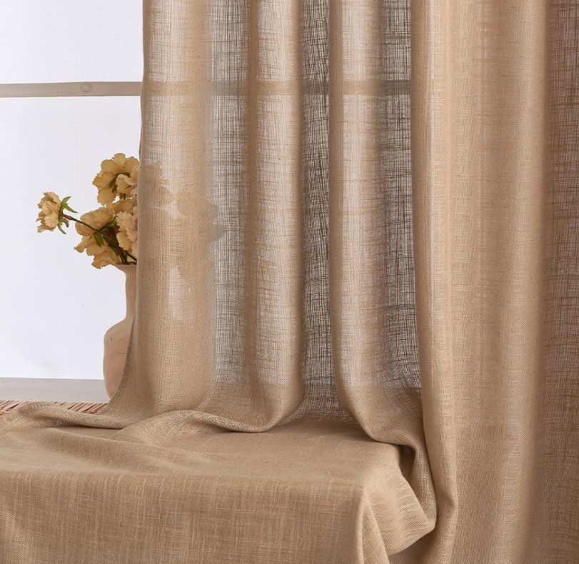 Tende: Vorhänge Leinen 2er Set BxH 140x175cm – Nuovo (secondo la descrizione) da Adlikon b.Regensdorf venduto da MK-VORHANGSERVICE 5