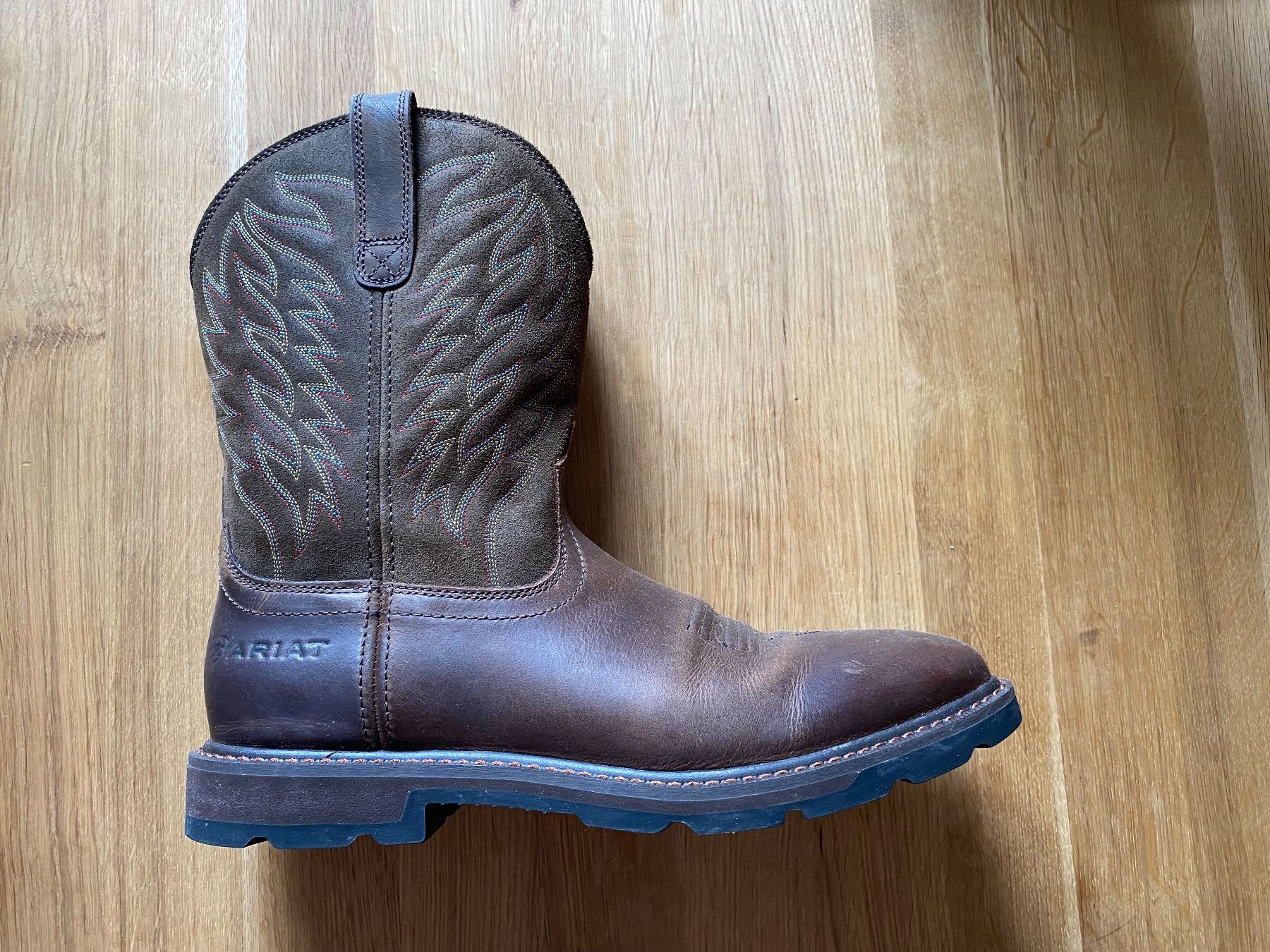 Herrenschuhe: Ariat Leder Workboots (Arbeitsstiefel) Gr. 45 – Gebraucht aus Maienfeld von GR-Ami15 1