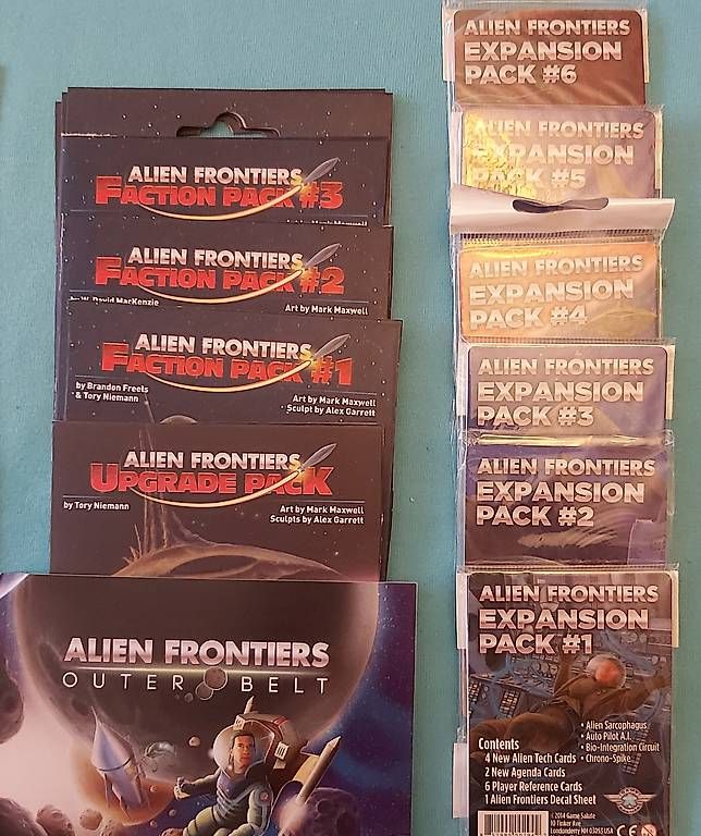 Spiele: Jeu de Société Alien FRONTIERS +11Extensions – Gebraucht aus Martigny von Baldur333 2
