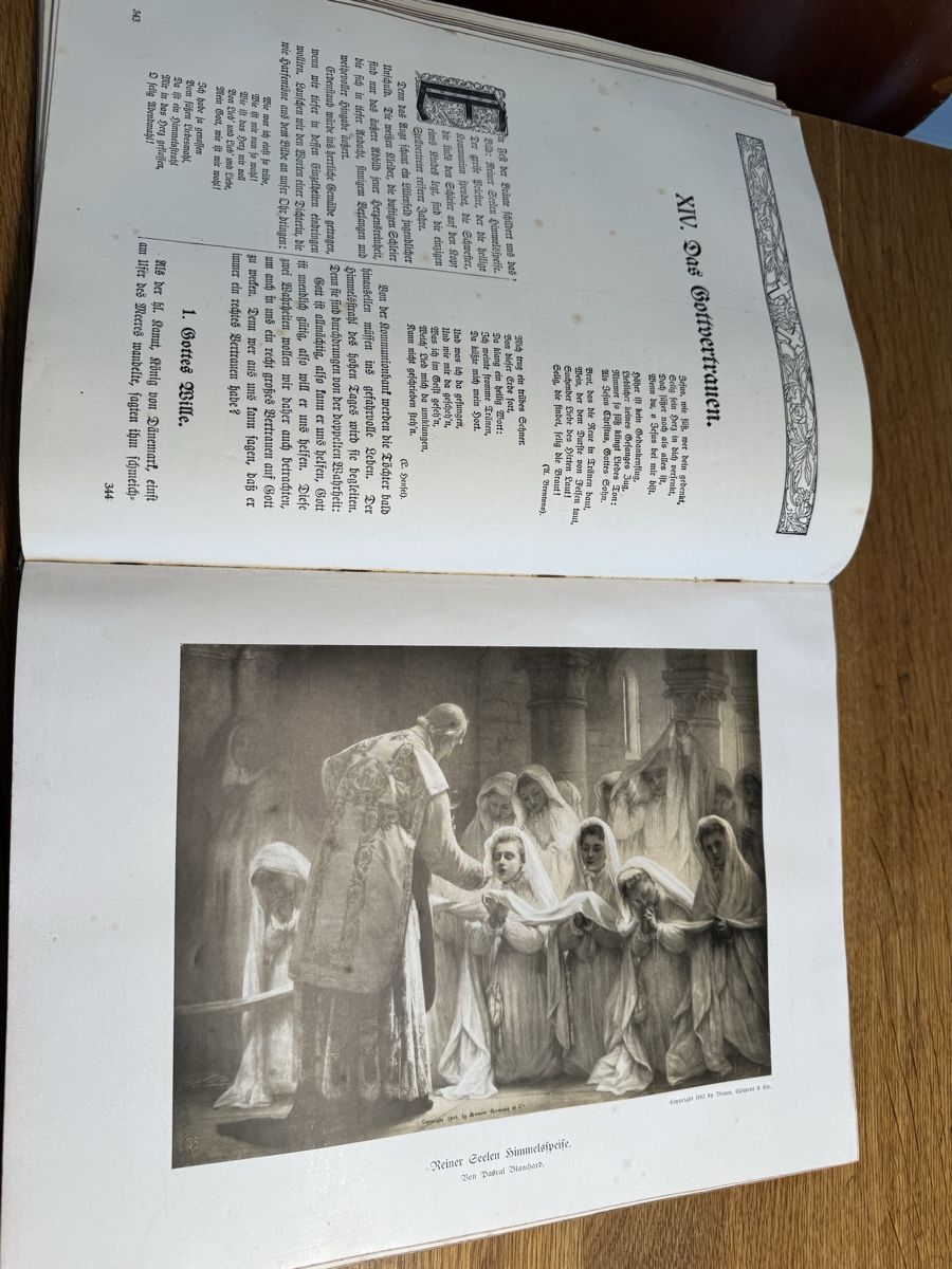 Libri: Antikes Buch Das goldene Katholikenbuch, 1925 – Usato da Niederbüren venduto da Oetschli 6