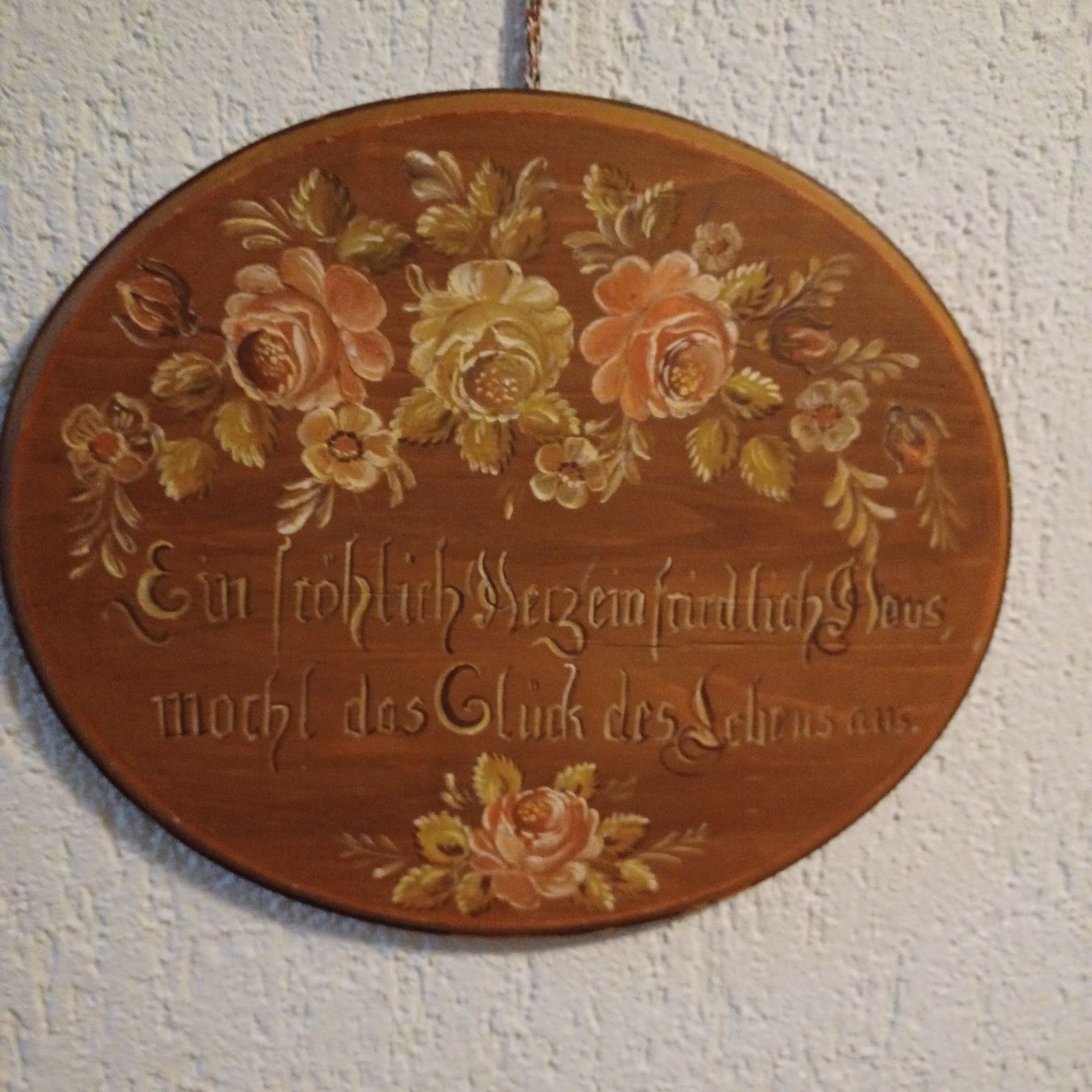 Tutte le decorazioni: Haussegensspruch handgemalt – Usato da Abtwil SG venduto da luupsy 1