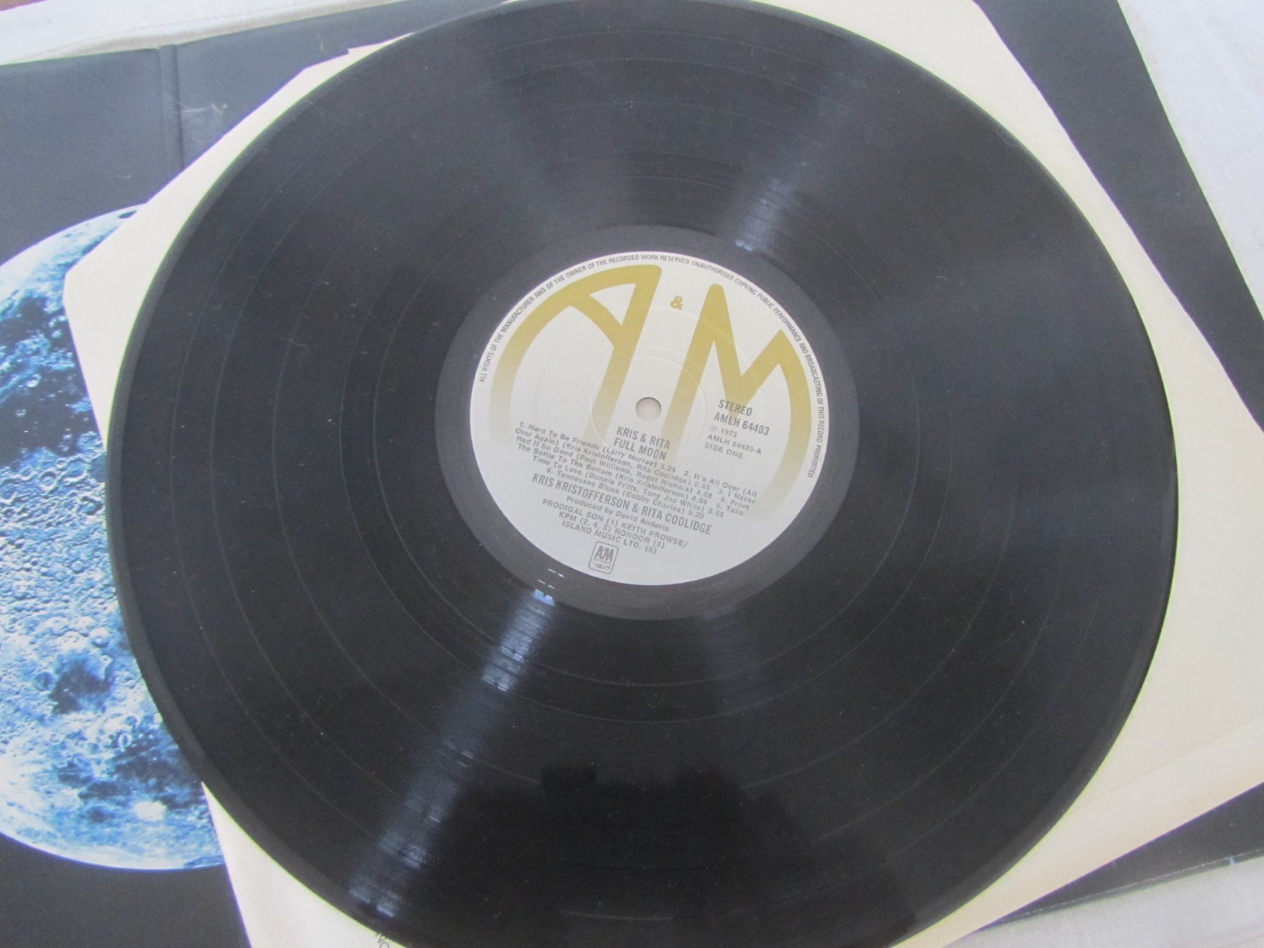 Dischi in vinile: Kriss Kristofferson & Rita Coolidge:  Full Moon – Usato da Seengen venduto da mikelele 2