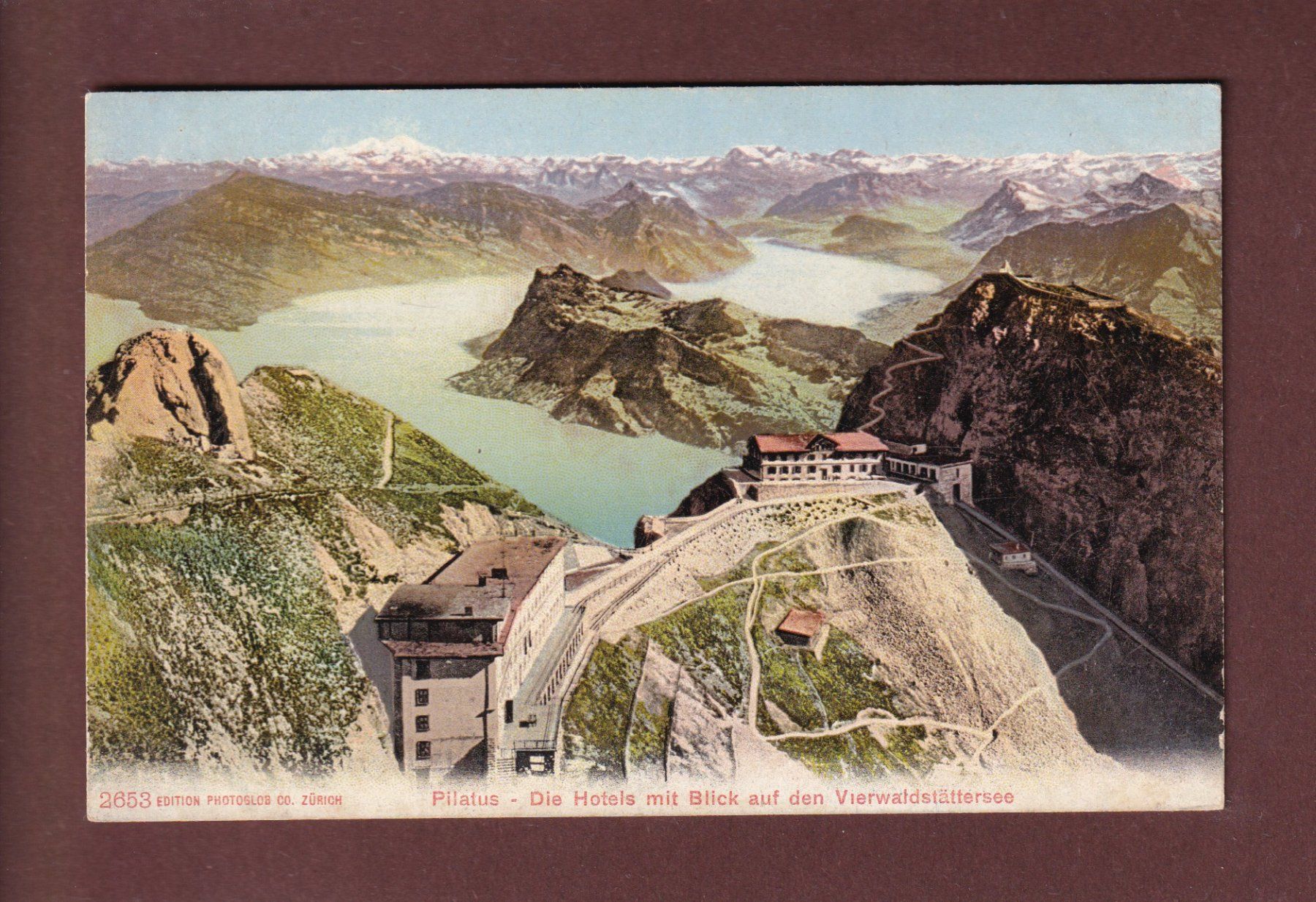 Cartes postales: PILATUS - Die Hotels – D'occasion à Pully par nicecards-shop