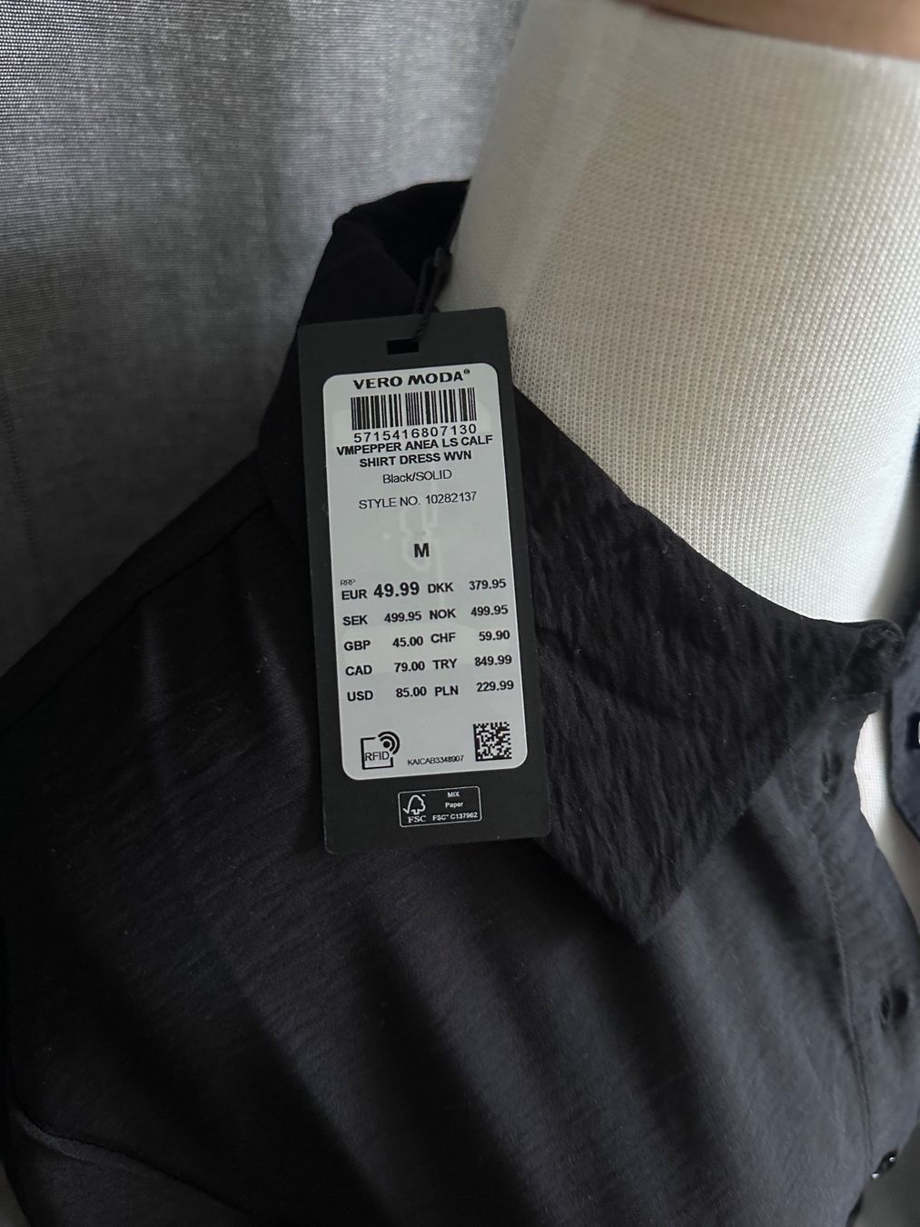 Vero Moda Vestiti: Elegantes Blusenkleid – Nuovo e nell'imballaggio originale da Uitikon Waldegg venduto da MGC 3
