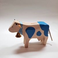 Trauffer-Kässeli-Chue - Kuh Kasse blau gross, neu