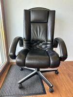 Giroflex Leder Bürostuhl / Chefsessel – echtes Leder