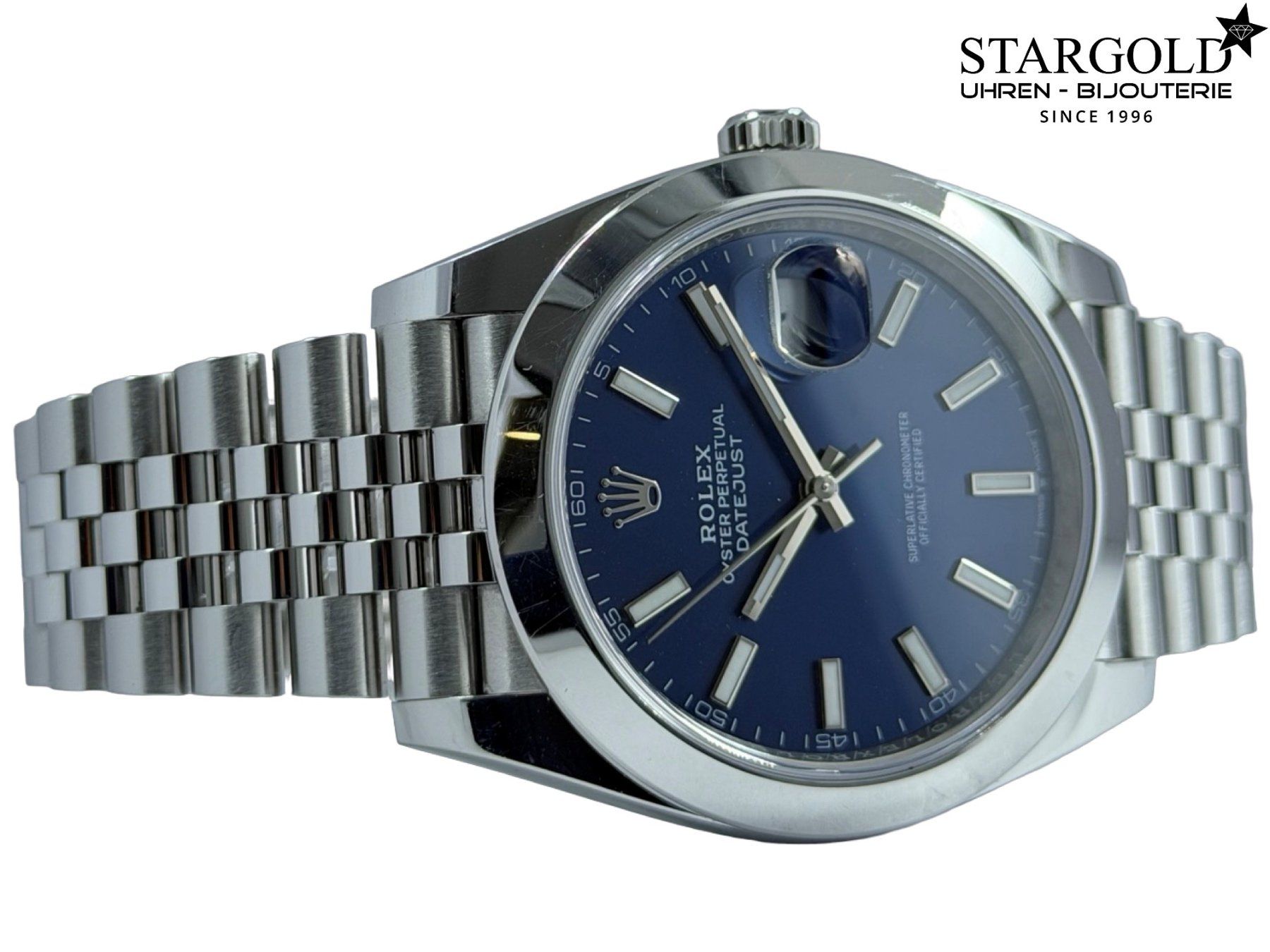Rolex Montres: Rolex Datejust 41 blau - 126300 – D'occasion à Zürich par Stargold-Uhren 4