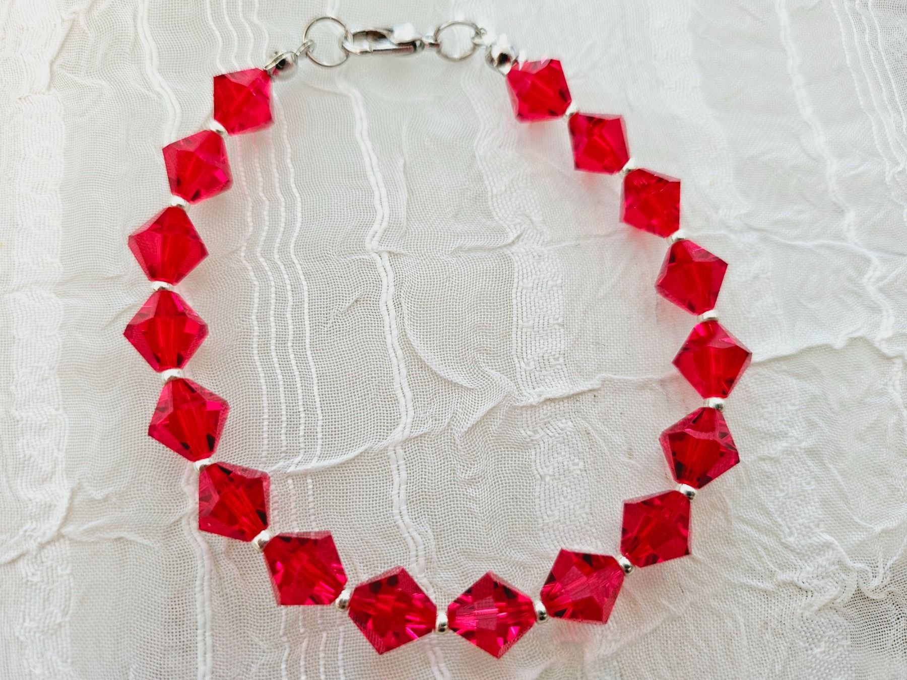 Bracciali & Braccialetti: Armkette aus swarovski perlen – Nuovo (secondo la descrizione) da Dietikon venduto da Eleda 7