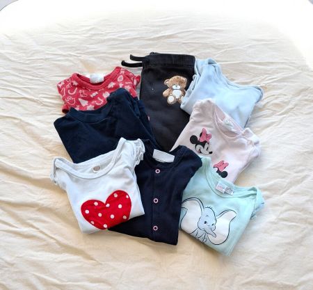 177 – 8 pièces bébé fille 70-80 (6-12 mois)