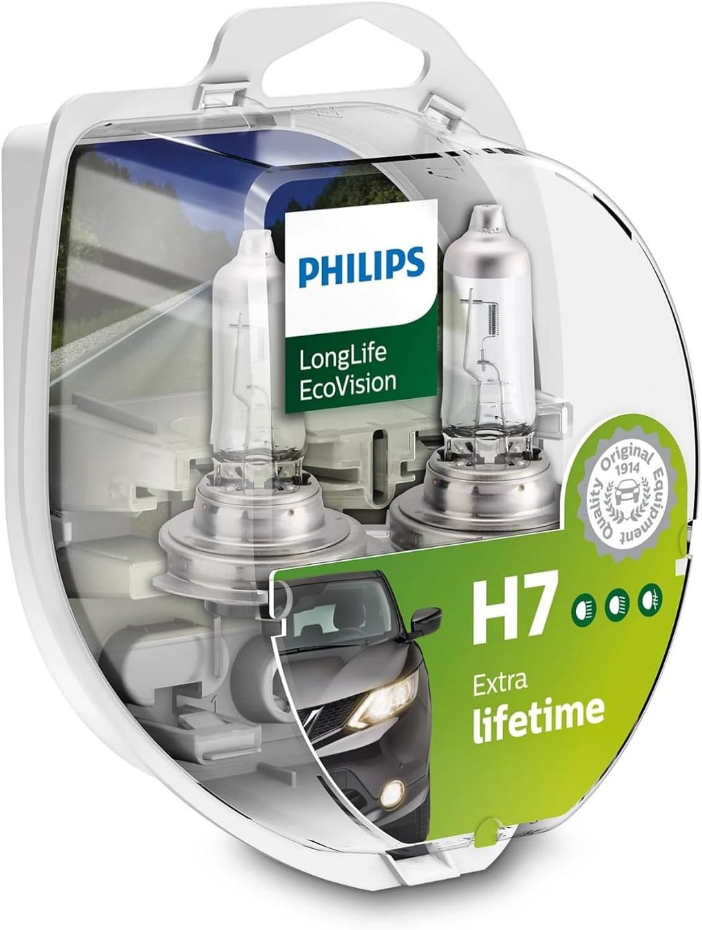 Philips Lampade: Philips LongLife EcoVision H7 Scheinwerferlampen – Nuovo e nell'imballaggio originale da Degersheim venduto da Premgit