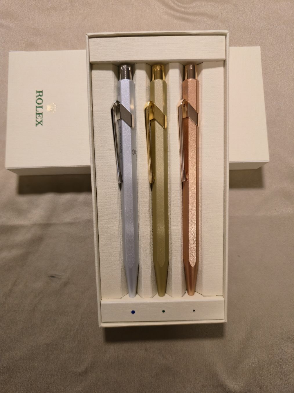 Caran D'Ache Stifte & Marker: Rolex stylos NEW set – Neu (gemäss Beschreibung) aus S. Antonino von paoloc1842 2