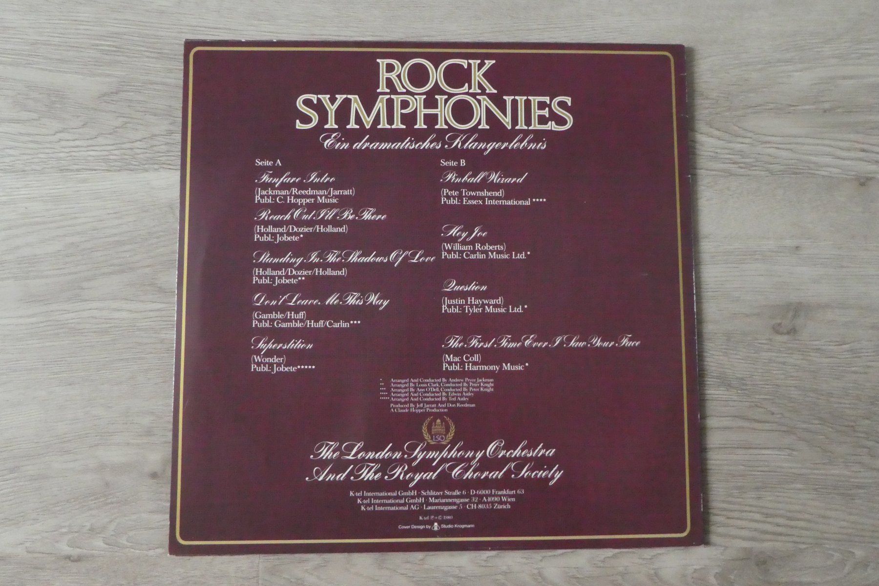 Dischi in vinile: The London Symphony Orchestra LP – Usato da Andelfingen venduto da Annegret06 1