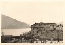 Capolago TI Paese e Lago di Lugano 1954 foto