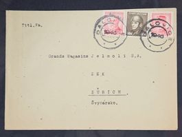 CL25 Enveloppe + Timbre Tchécoslovaquie 1946