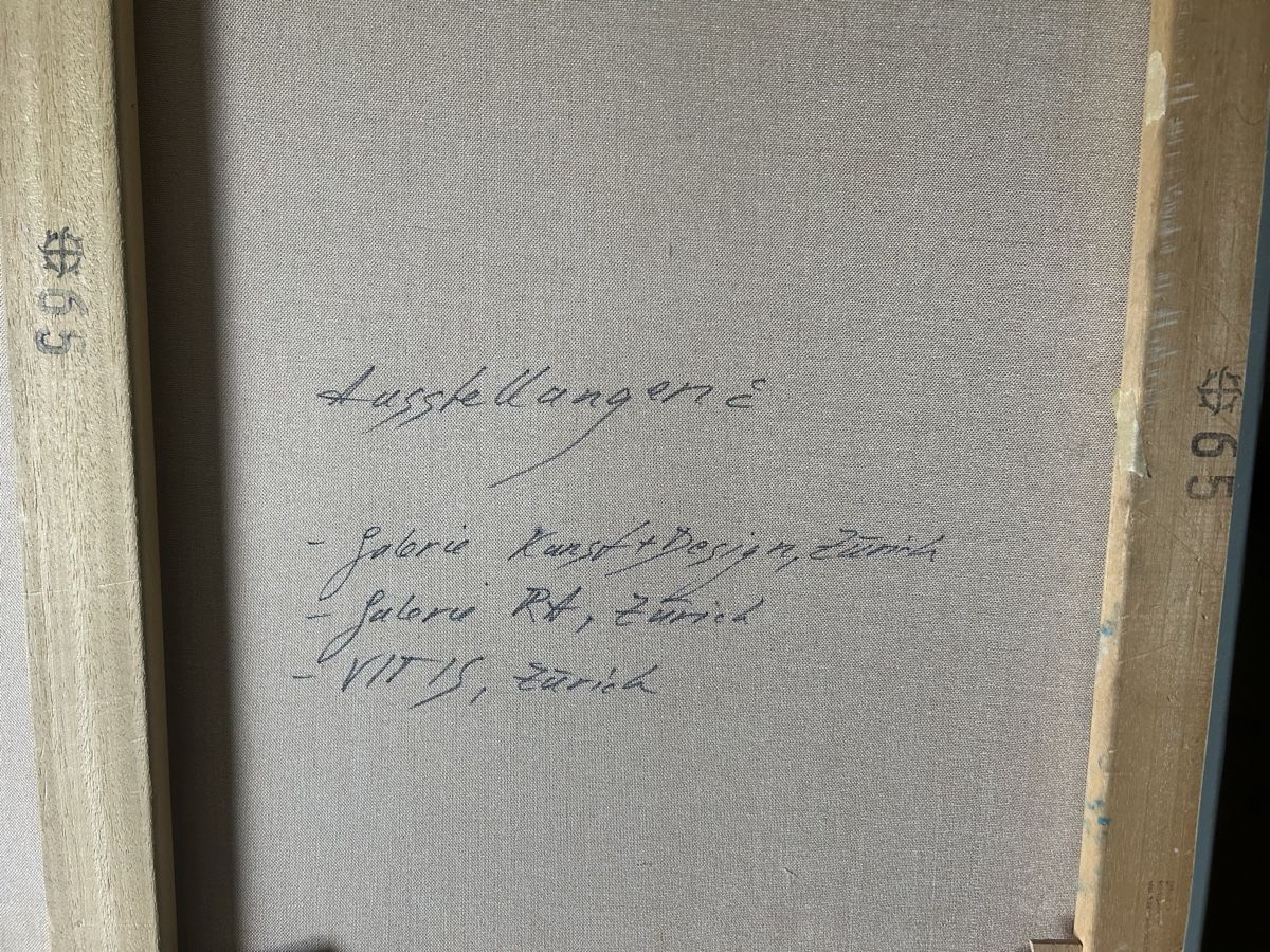 Gemälde: Gemälde, Original Ölgemälde von Freddy Gerber – Gebraucht aus Glarus von KunstWerkEr-LS87 6