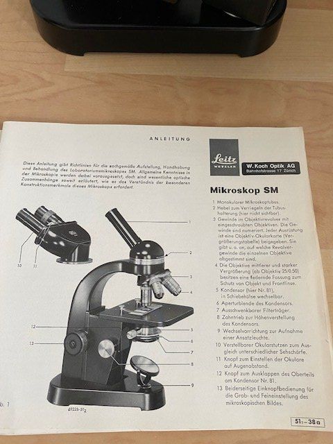 Leitz Microscopi: MIKROSKOP -SET  ERNST LEITZ WETZLAR – Usato da Chur venduto da silbermon 4