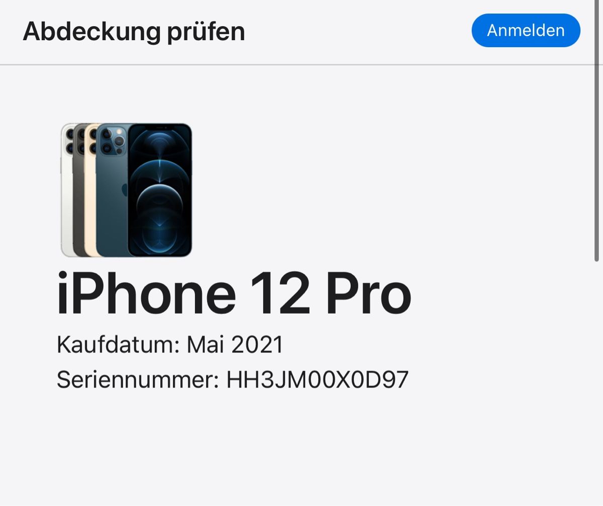 Apple Handys / Smartphones: Iphone 12Pro 512 GB Silber – Gebraucht aus Basel von  8