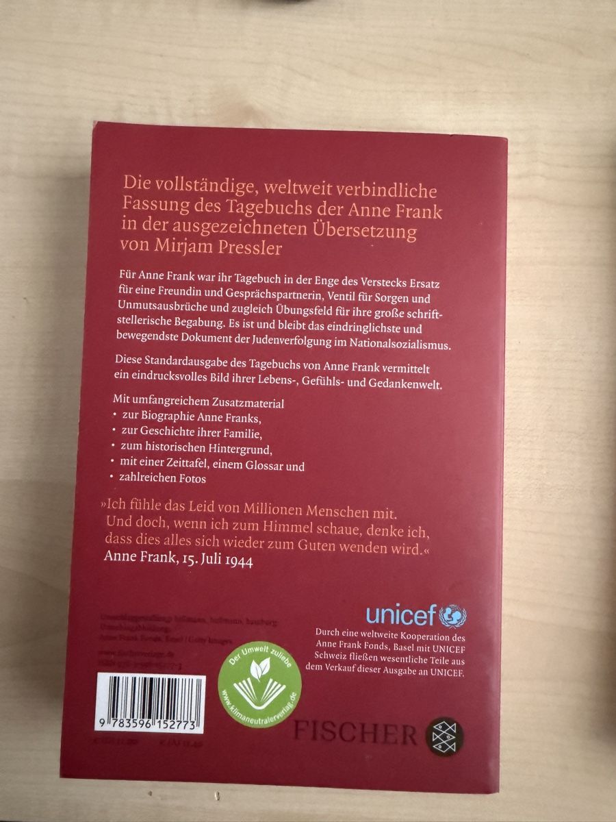 Libri: Anne Frank Tagebuch – Usato da Sennhof venduto da furkanAlb 1