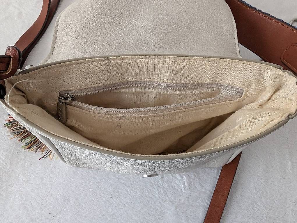 Borse da donna: Handtasche, hellgrau, Leder Optik (ESPRIT) – Usato da Zürich venduto da est_q7sj 4
