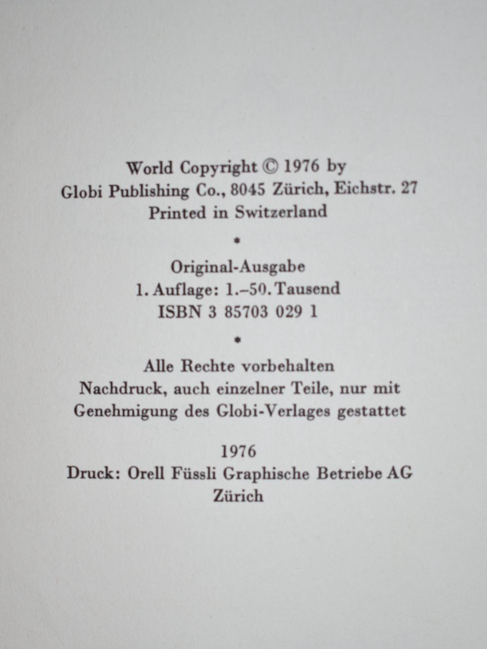 Bücher: Mit Globi durch dick und dünn, 1976, 1. Auflage – Gebraucht aus Speicher von Indigoblau_3 1