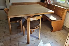 Gemütliche Eckbankgruppe, Esstisch & 5 Stühle, Top Zustand