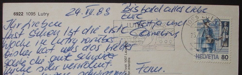 Cartoline postali: LUTRY – Usato da Jona venduto da philajona 1