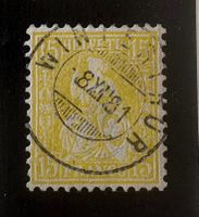 Sitzende Helvetia Vollstempel SBK 39