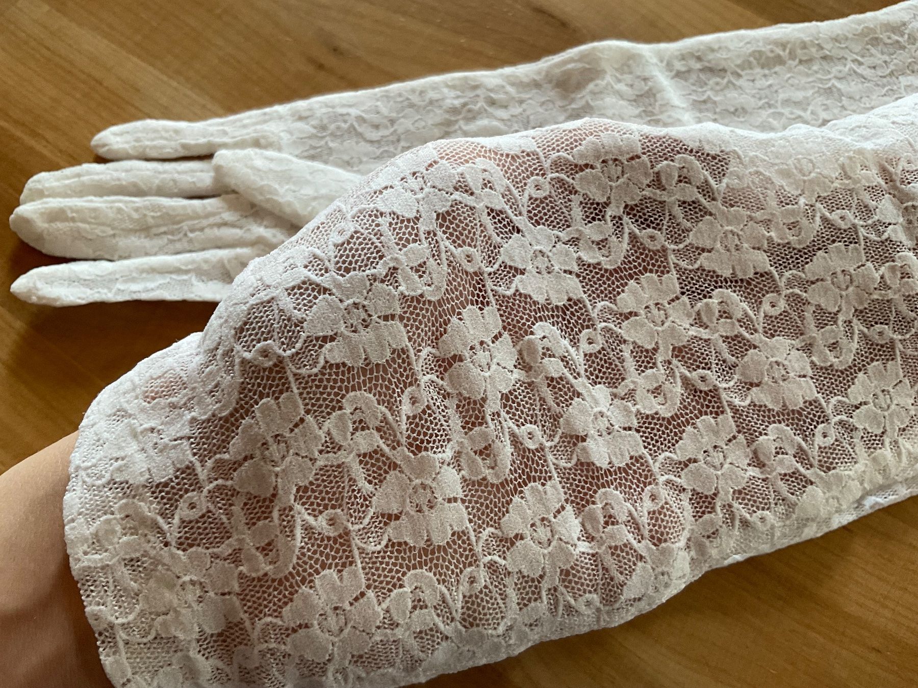 Guanti & manicotti: Spitzen Handschuhe weiss – Nuovo (secondo la descrizione) da Rümlang venduto da resale35 2